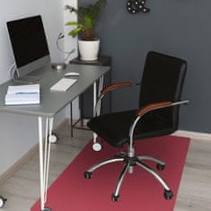 Decormat Podloga za stol Temno rdeča barva 100x70 cm 