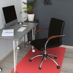 Decormat Podloga za stol Rdeča oranžna barva 140x100 cm 