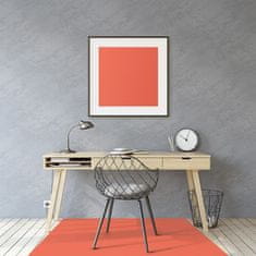Decormat Podloga za pod stol Svetlo oranžna barva 120x90 cm 