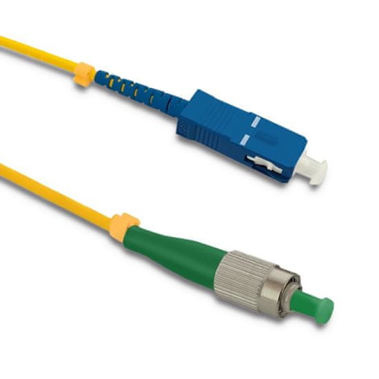 Qoltec qoltec patchcord optično vlakno fc/apc - sc/upc | singlemode | 9/125 | g652d | simplex | 15m