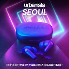 Urbanista Seoul slušalke, Bluetooth, TWS, upravljanje na dotik, modre (Electric Blue)