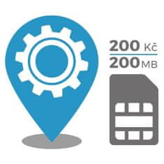 Secutek Konfiguracija lokatorja GPS + kartica SIM 200,- CZK kredita in internet za 1 mesec