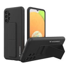 slomart wozinsky kickstand case silikonski ovitek s stojalom za samsung galaxy a23 črn