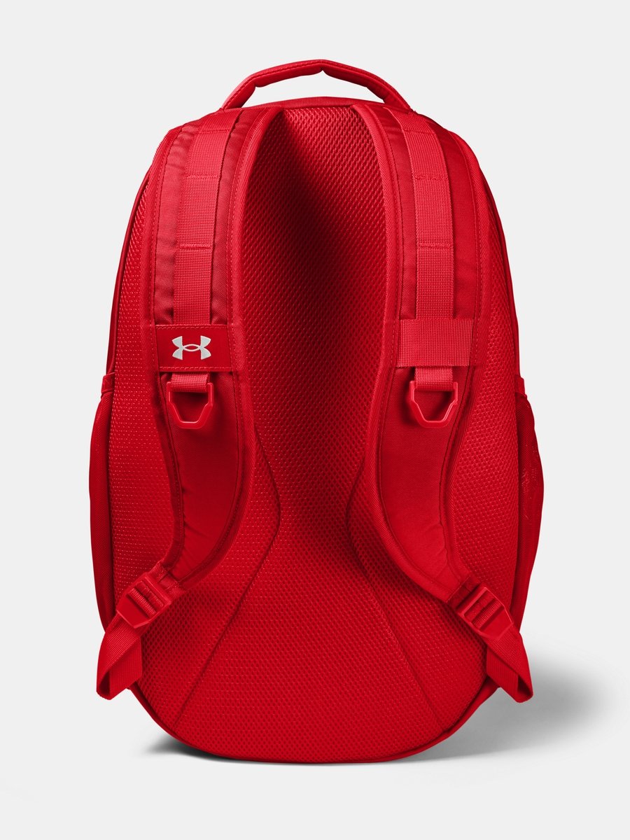 under armour hustle backpack red