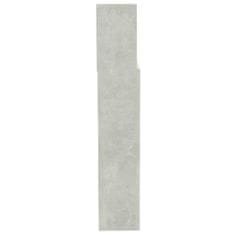 Vidaxl Vzglavna omarica betonsko siva 200x19x103,5 cm