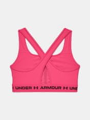 Under Armour Nedrček Crossback Mid Bra-PNK S