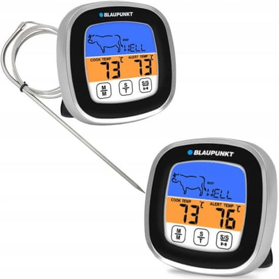 Blaupunkt Kuhinjski termometer z ločeno sondo LCD -20 do 300 °C