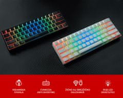 Genesis Thor 660 gaming tipkovnica, mehanska, USB-C, Bluetooth, RGB LED, črna