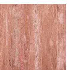 Greatstore Samolepilne talne plošče 55 kosov PVC 5,11 m2 rdeče