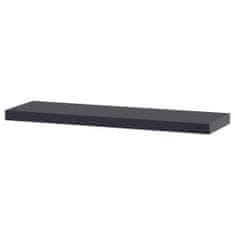 Autronic Stenska polica 80 cm, MDF, barva siva mat, pakirano v zaščitno folijo P-005 GREY2