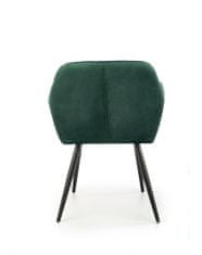 Halmar Kovinski stol K429, temno zelena