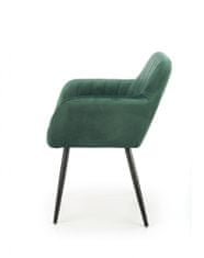 Halmar Kovinski stol K429, temno zelena