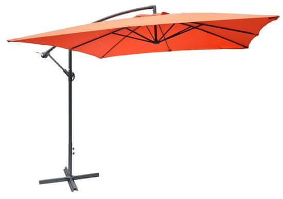 eoshop Sončnik kovinski WATERPROOF 8080- 270x270cm - terakota