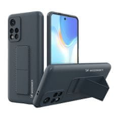 slomart wozinsky kickstand case silikonski ovitek s stojalom za xiaomi poco m4 pro 5g navy blue