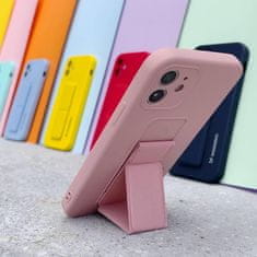 Noah Silikonski etui s stojalom iPhone 13 Pro Kickstand Case črn