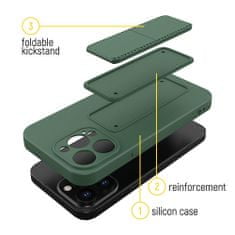 slomart silikonski ovitek s stojalom wozinsky kickstand case za xiaomi redmi 10 mornarsko moder