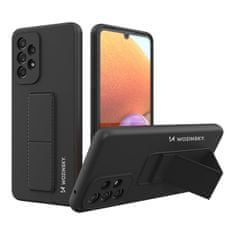 slomart wozinsky kickstand case silikonski ovitek s stojalom za samsung galaxy a33 5g črn