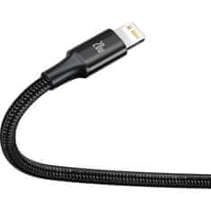 BASEUS priključni kabel USB-C na Lightning / USB-C / micro USB 20W 1,5 m (črn)