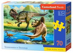 Castorland Puzzle Tyrannosaurus Vs. Triceratops 70 kosov