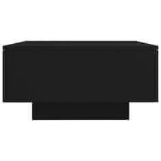 Vidaxl Klubska mizica črna 90x60x31 cm iverna plošča