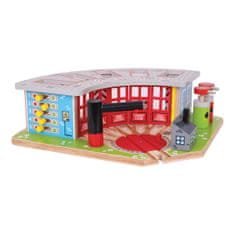 Bigjigs Rail Ekskluzivno depo za 5 vlakov