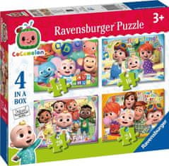 Ravensburger Puzzle Cocomelon 4v1 (12, 16, 20, 24 kosov)