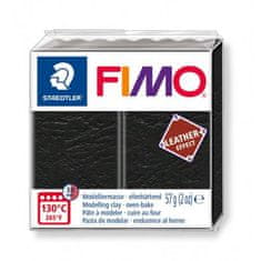 Rayher.	 FIMO Leather polimerna masa 909, 56g Black