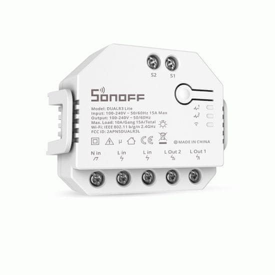 Sonoff Pametno stikalo Dual R3 Lite WiFi