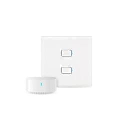 slomart Wi-Fi pametno stikalo TC3-EU-2 BroadLink (2-kanalno - komplet s koncentratorjem S3)