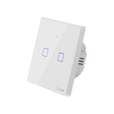 Sonoff Svetlobno stikalo na dotik WiFi + RF 433 Sonoff T2 EU TX (2-kanalno)