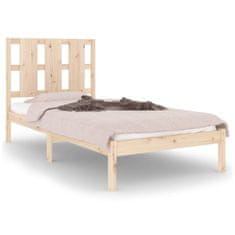 Vidaxl Posteljni okvir iz trdne borovine 90x200 cm