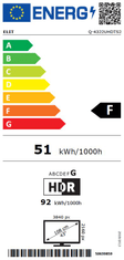 ELIT Q-4322UHDTS2 televizor, 109,2 cm, QLED, Smart TV