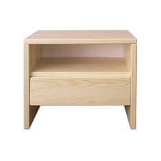 eoshop Nočna omarica SN121, 50x45x35, bor (barva lesa: hrast)