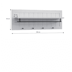 KONDELA WP obešalnik, andersenov bor, PROVENCA