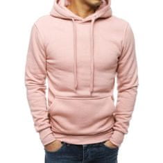 Dstreet Moška majica s kapuco roza bx4845 bx4845 M