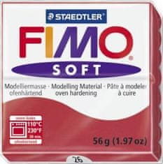 Rayher.	 FIMO Soft polimerna masa 26, t.rdeča