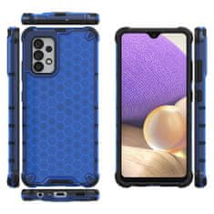 slomart honeycomb case armored cover z gel okvirjem za samsung galaxy a03s (166.5) moder