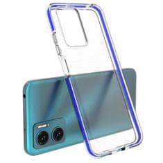 slomart spring case ovitek gel ovitek z barvnim okvirjem za xiaomi redmi 10 temno moder