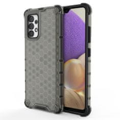 slomart honeycomb case armored cover z gel okvirjem za samsung galaxy a03s (166.5) črn