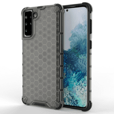 slomart honeycomb case armored cover z gel okvirjem za samsung galaxy s22 + (s22 plus) črn