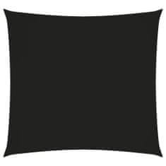 Vidaxl Senčno jadro oksford blago kvadratno 5x5 m črno
