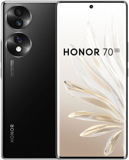 Honor 70 5G pametni telefon, 8 GB/128 GB, črn