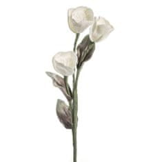 Eurofirany Flower Flore 518 L 65 cm Dolžina cveta 8 cm Kremasta