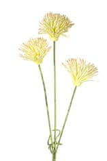 Eurofirany Flower Flore 421 L 65 cm Dolžina cveta 10 cm Rumena