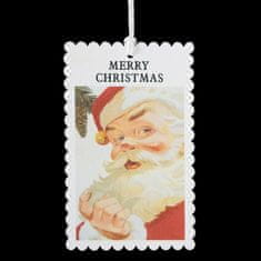 Eurofirany Božična dekoracija Card1 5X8 cm Red