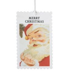 Eurofirany Božična dekoracija Card1 5X8 cm Red