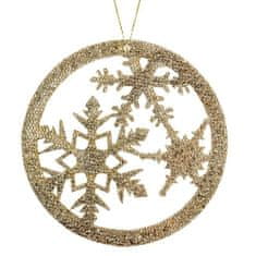 Eurofirany Božična dekoracija Blink 01 10 cm zlata