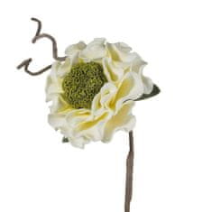 Eurofirany Flower Flore 540 L 66 cm premera Cvet 15 cm rumena