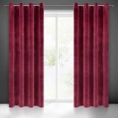 Eurofirany Zavesa pripravljena Villa 140X250 cm Maroon