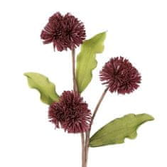 Eurofirany Flower Flore L 30 cm premera Cvet 62 cm bordo